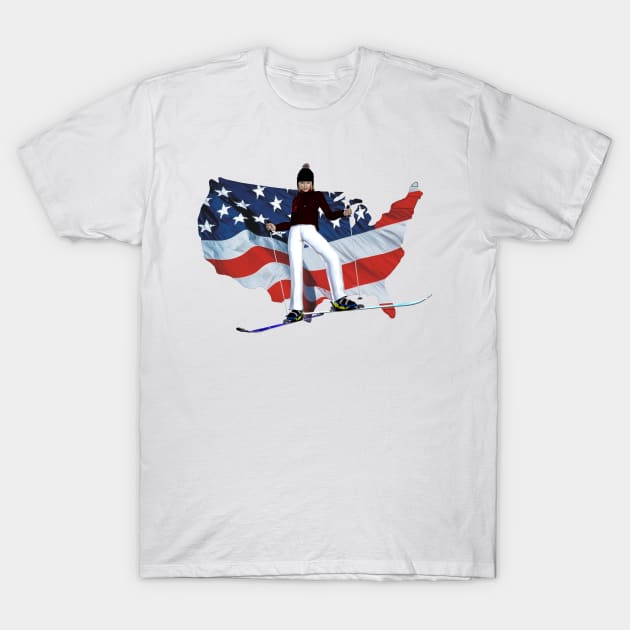 Ski USA T-Shirt by teepossible